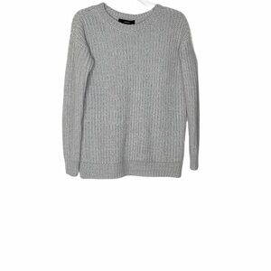 Forever 21 cable knit light grey sweater. Size S